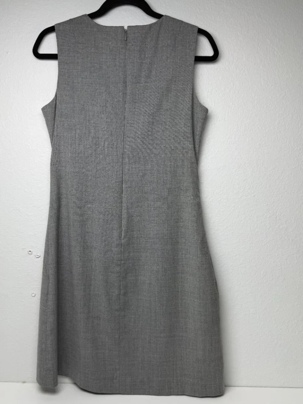Banana Republic Gray Sleeveless Midi Sheath Dress - Picture 2 of 7